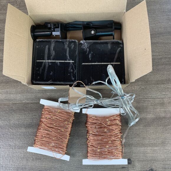 2 Pack 78FT 240 LED 8 Modes Solar String Cooper Wire Fairy Light Outdoor Yard US - Picture 8 of 12